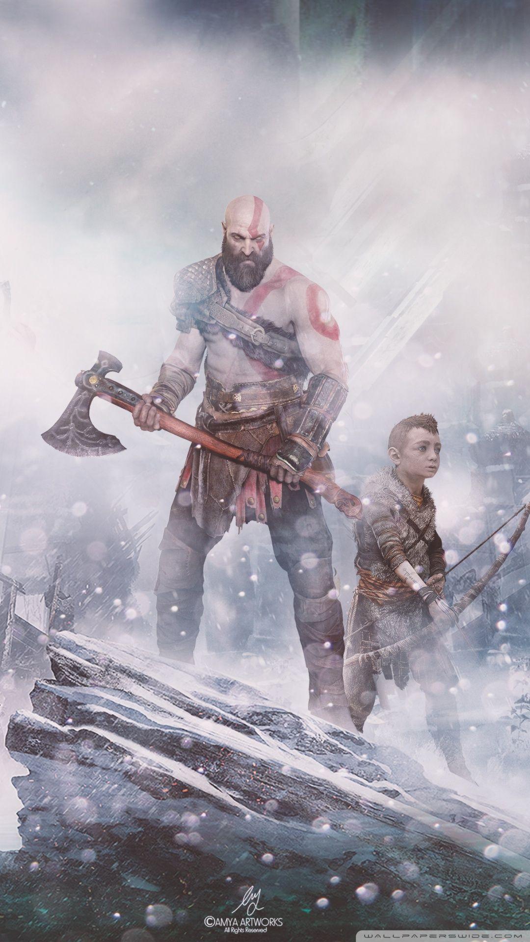 1080x1920 God of War (PS4) Norse mythology Ultra HD Desktop Background Wallpaper for 4K UHD TV : Widescreen & UltraWide Desktop & Laptop : Tablet