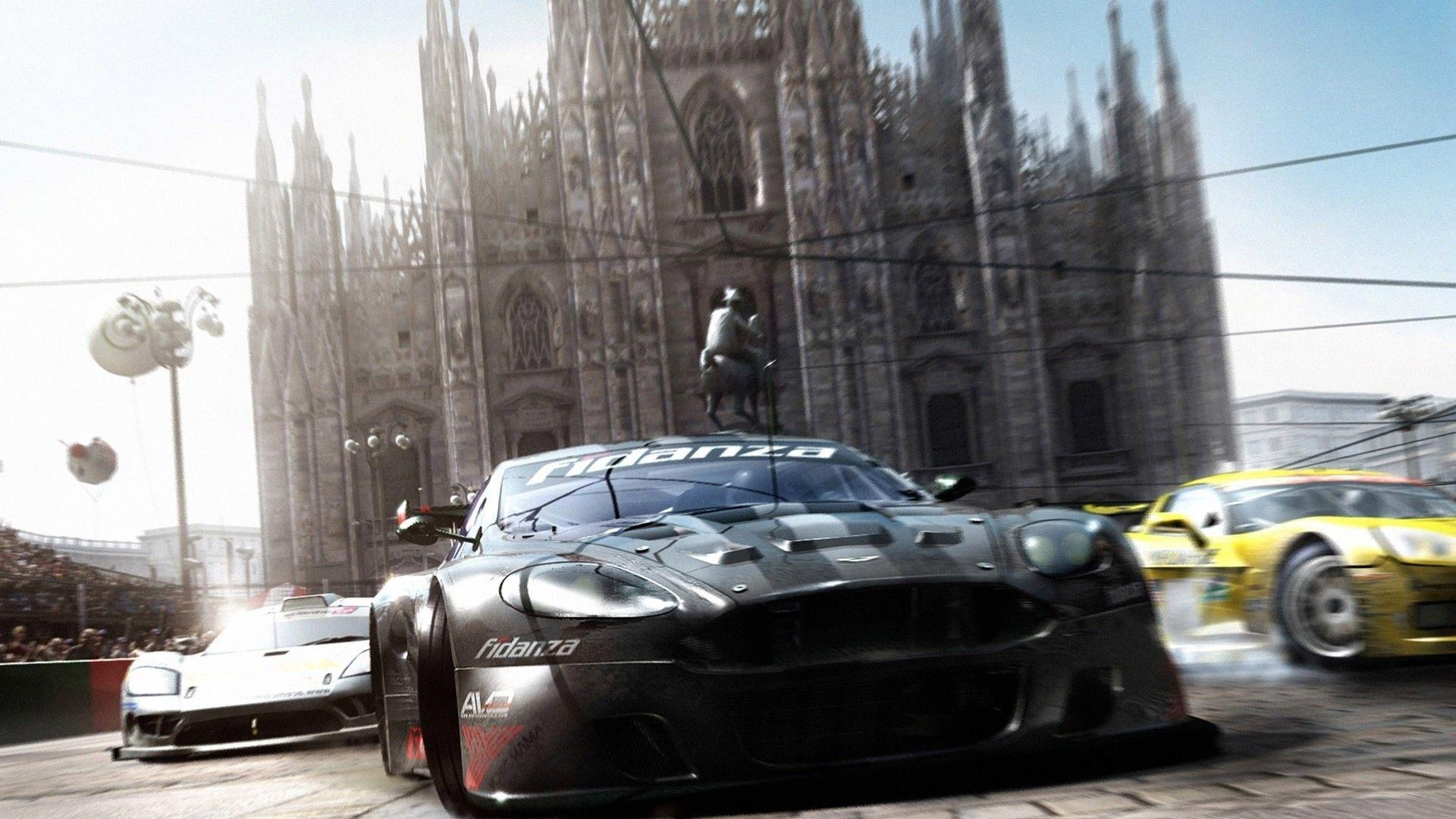1920x1080 Download 1920x1080 HD Wallpaper race driver grid sports car speed gothic cathedral hotspot, Desktop Background HD. Racing driver, Car, Racing
