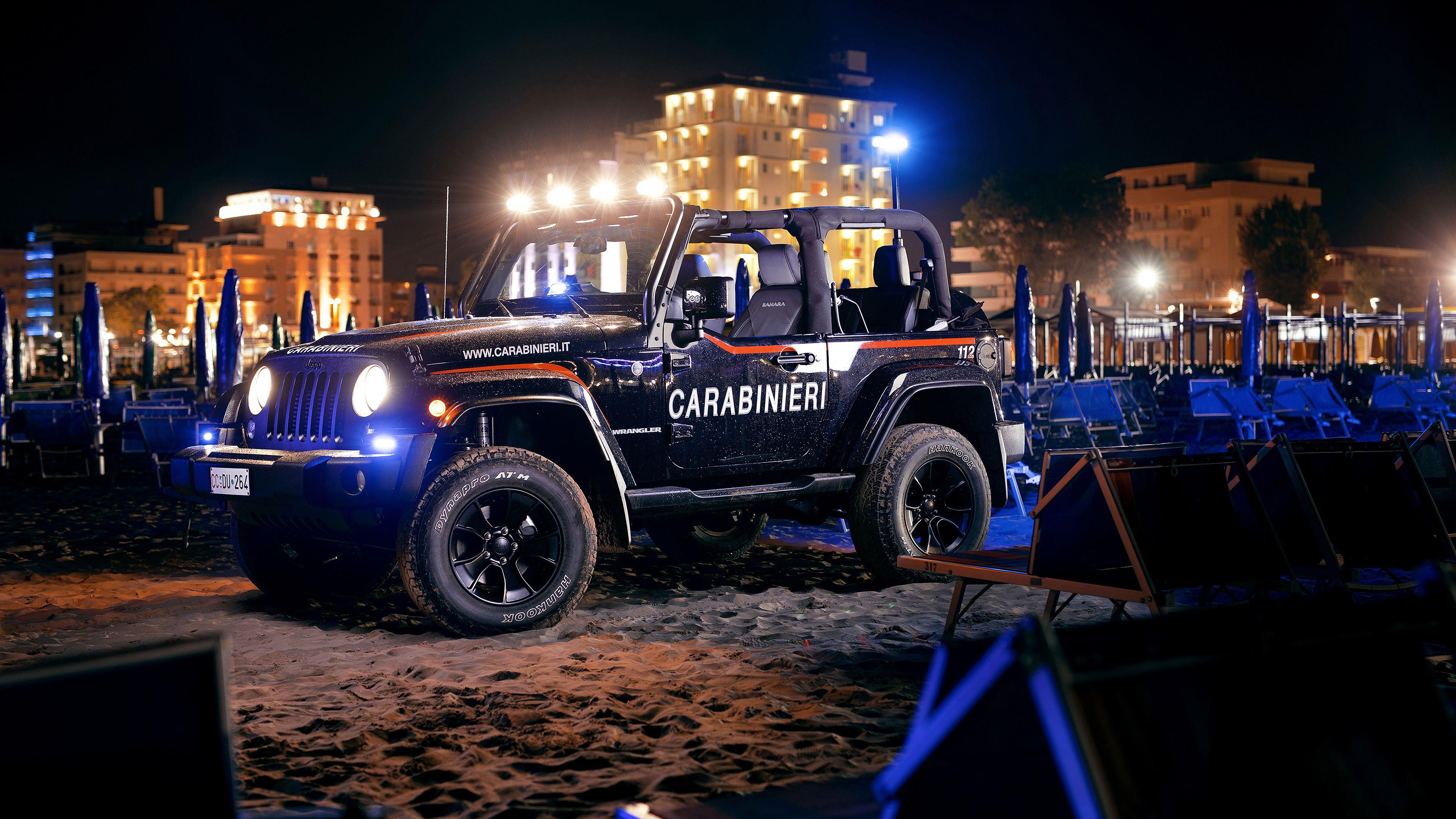 3840x2160 Wallpaper 4k Jeep Wrangler Carabinieri Wallpaper
