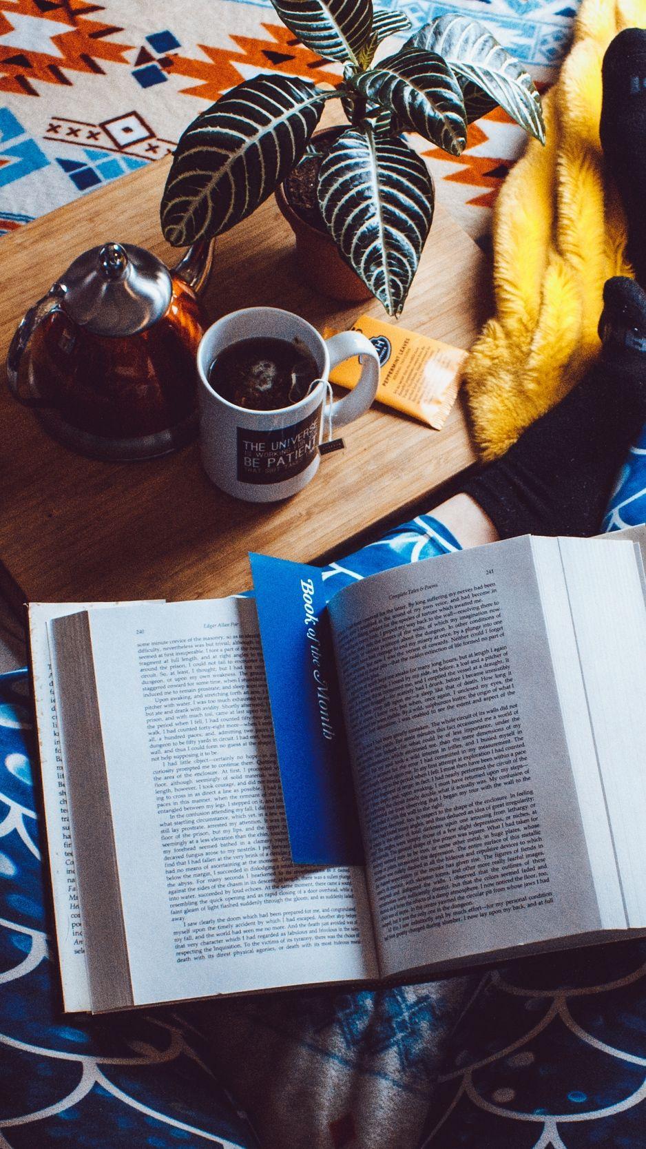 938x1668 Wallpaper Tea, Book, Rest, Hobby 6 Coffee And Books