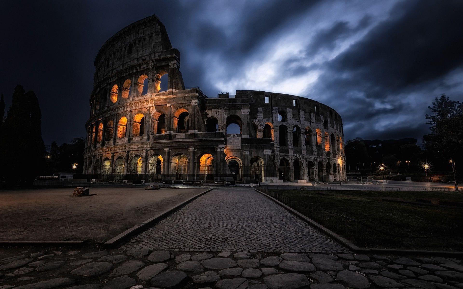 Rome Night Wallpapers - Top Free Rome Night Backgrounds - WallpaperAccess