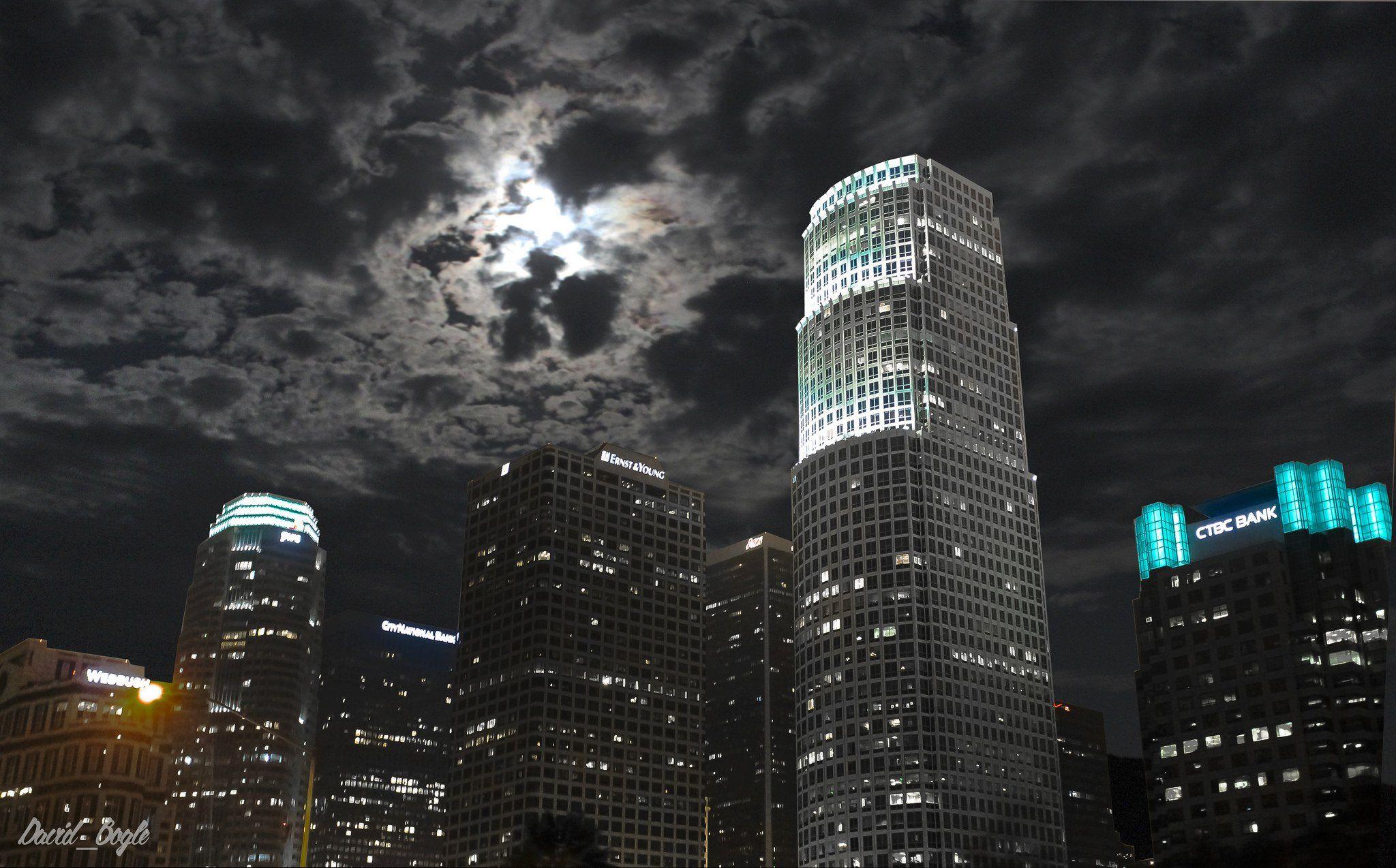 2048x1274 Los Angeles California Pacific Ocean beach architecture buildings cities Lights Night wallpaperx1274
