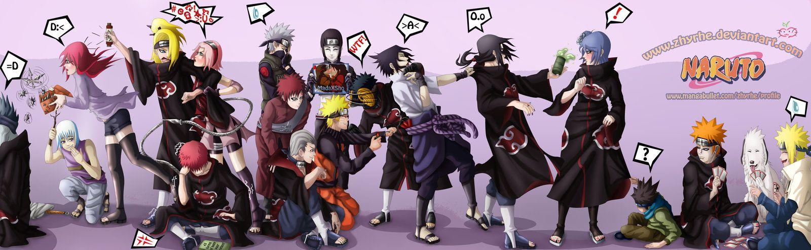 1600x493 Naruto_Akatsuki_Taka shippuuden foto