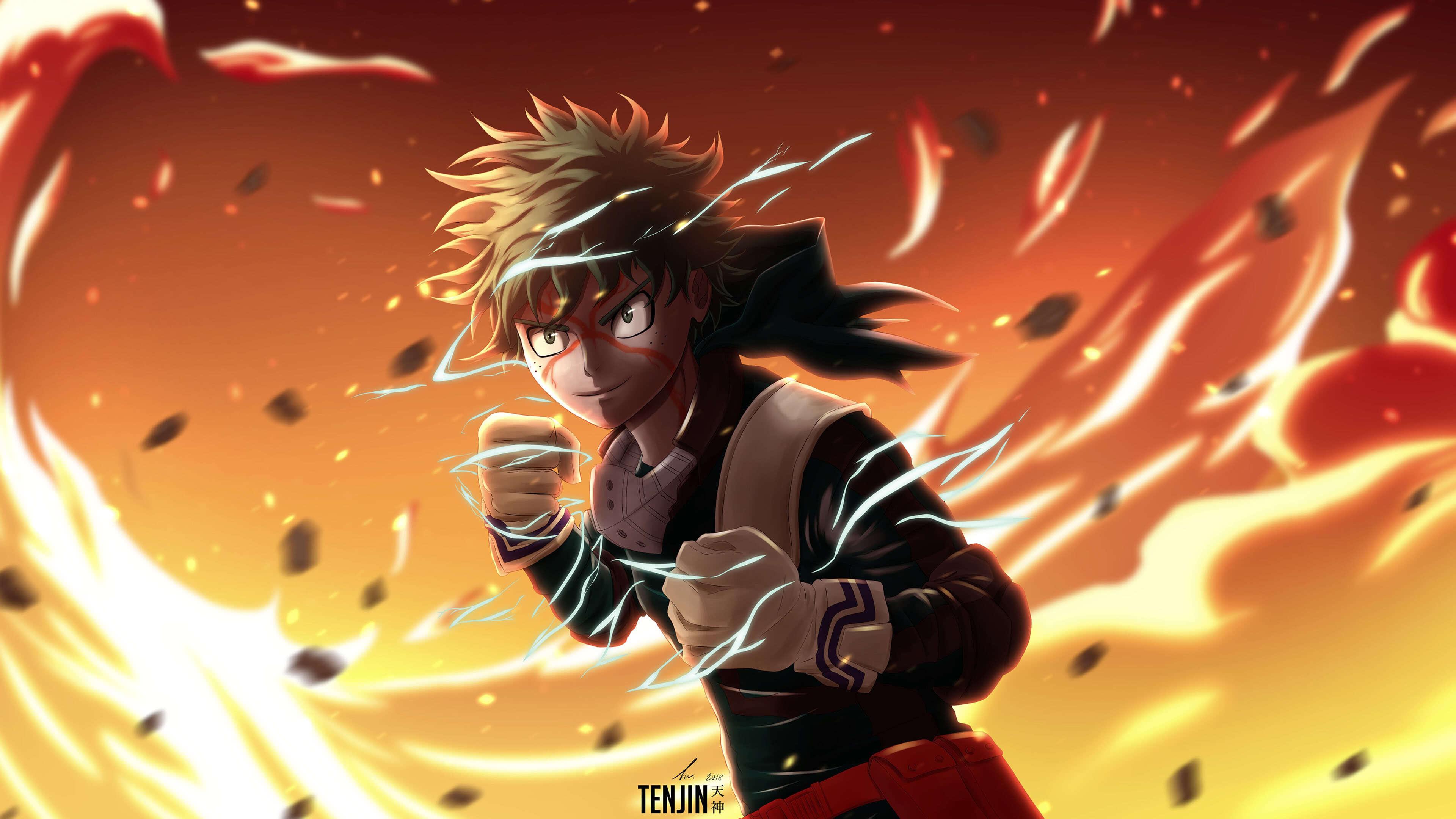 3840x2160 My Hero Academia Izuku Midoriya UHD 4K