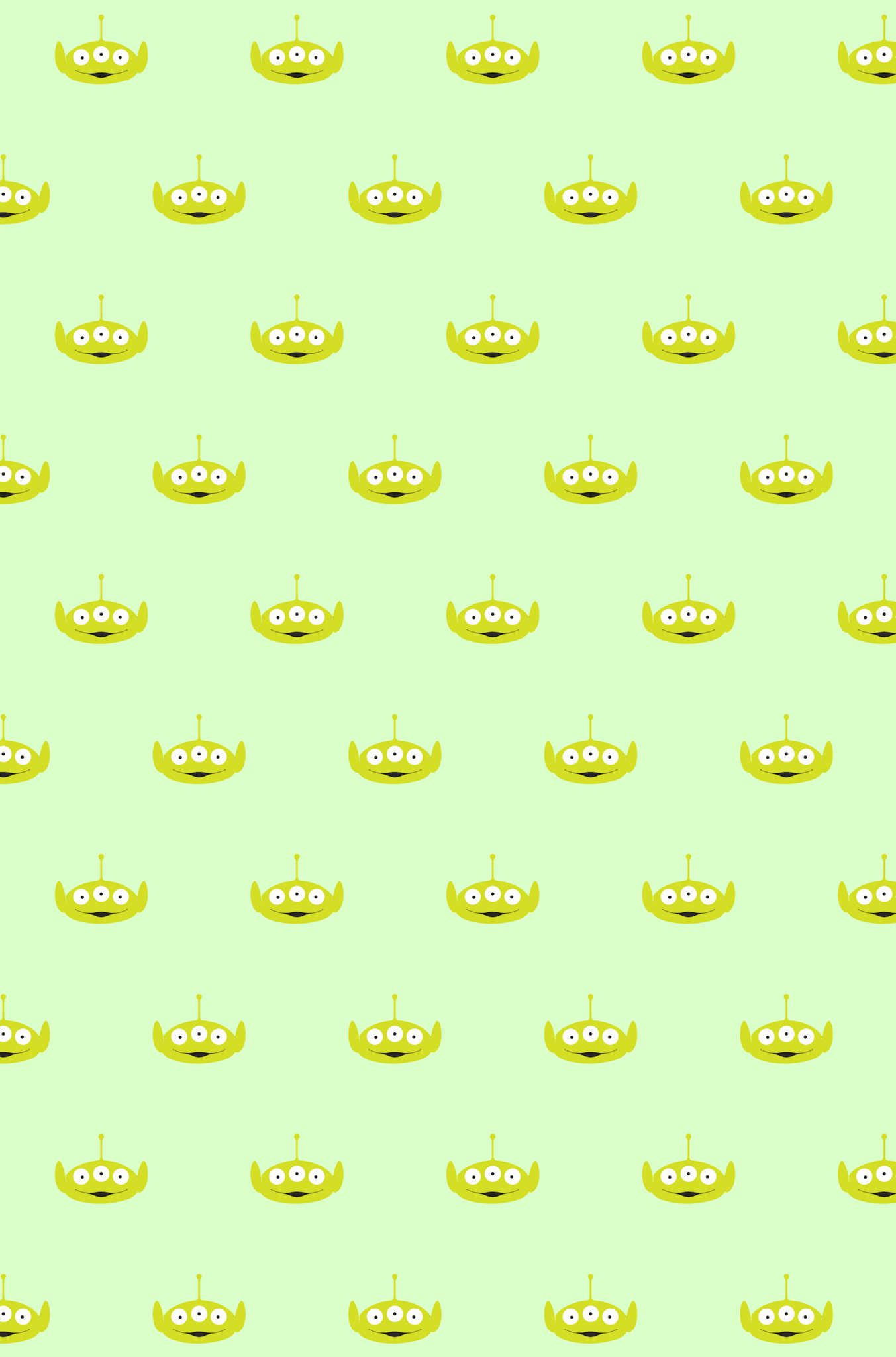 1353x2048 Because yes, we love the little green aliens from Toy Story as much as you. We love them so much, that we made a free phon. ภาพวาดดิสนีย์, สติกเกอร์, ภาพวาดวินเทจ
