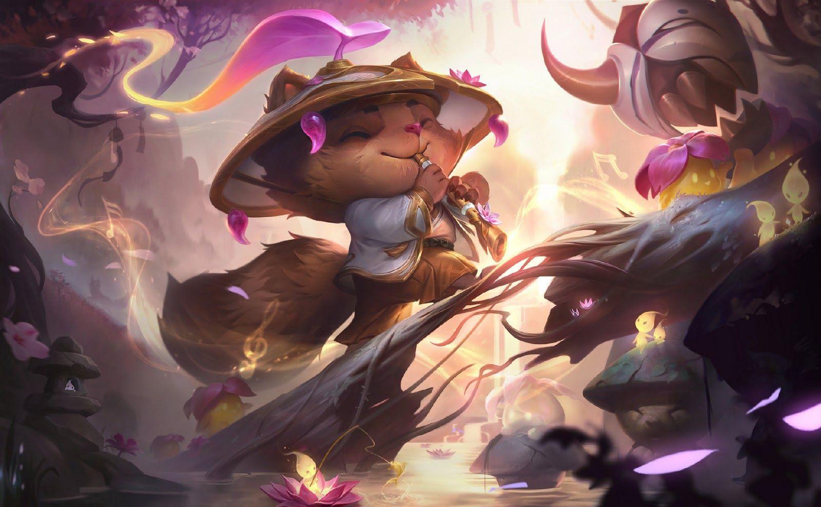 1600x989 Prestige Spirit Blossom Teemo. League of legends, League of legends game, Lol league of legends