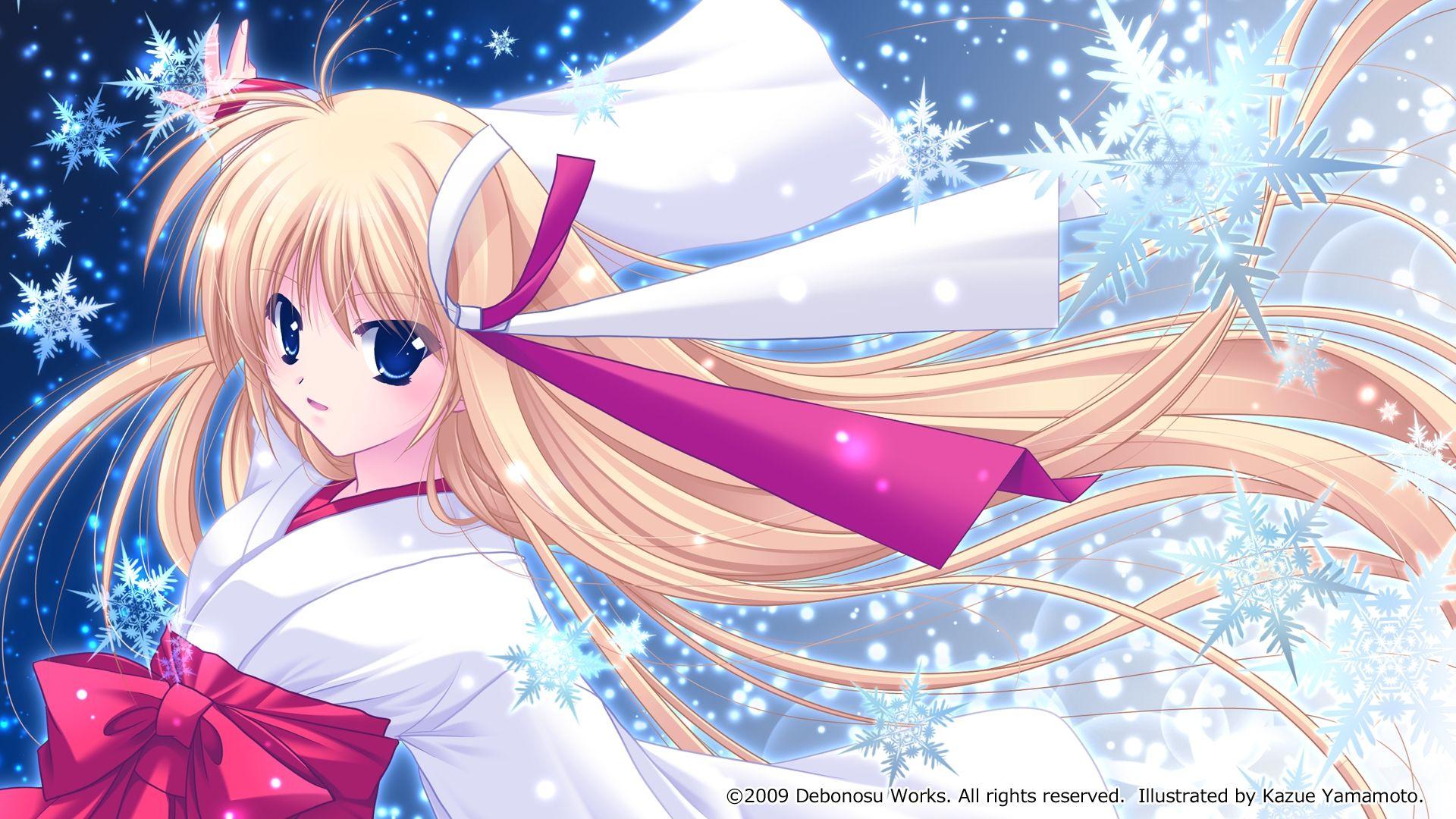1920x1080 Winter Anime Wallpaper