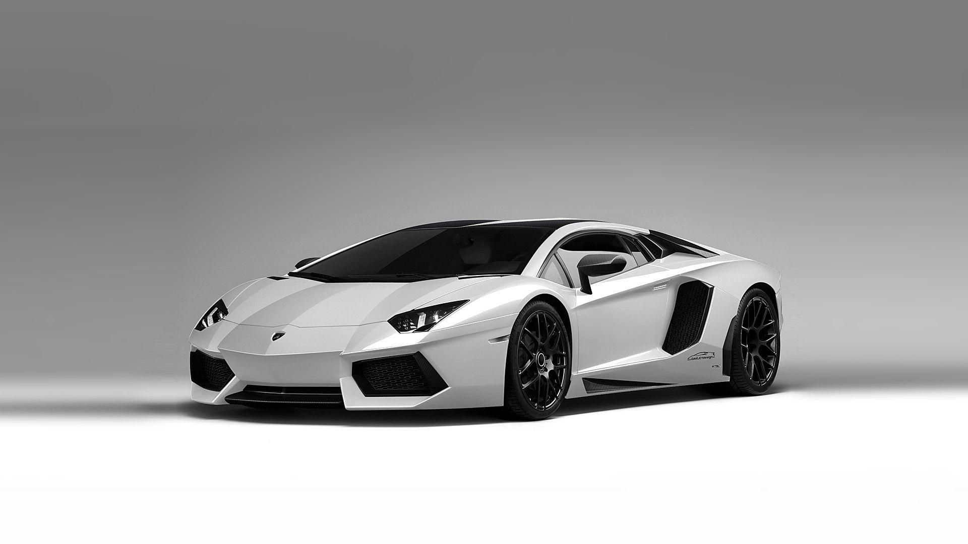 1920x1080 Lamborghini Aventador White &; HD Wallpaper 1080p Cars