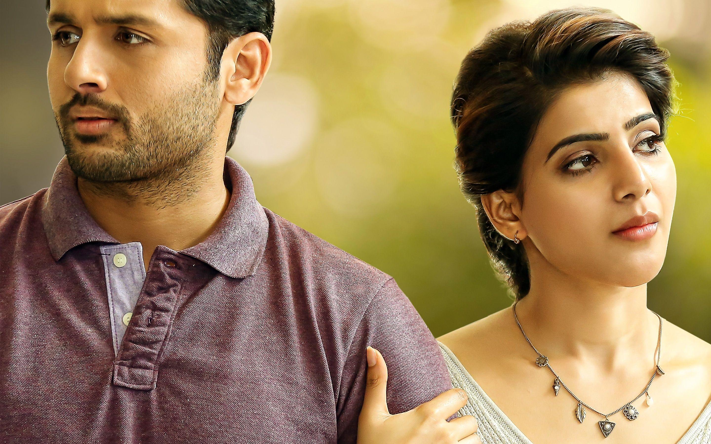 2880x1800 Nithin Samantha A Aa Telugu Movie Wallpaper in jpg format for free download