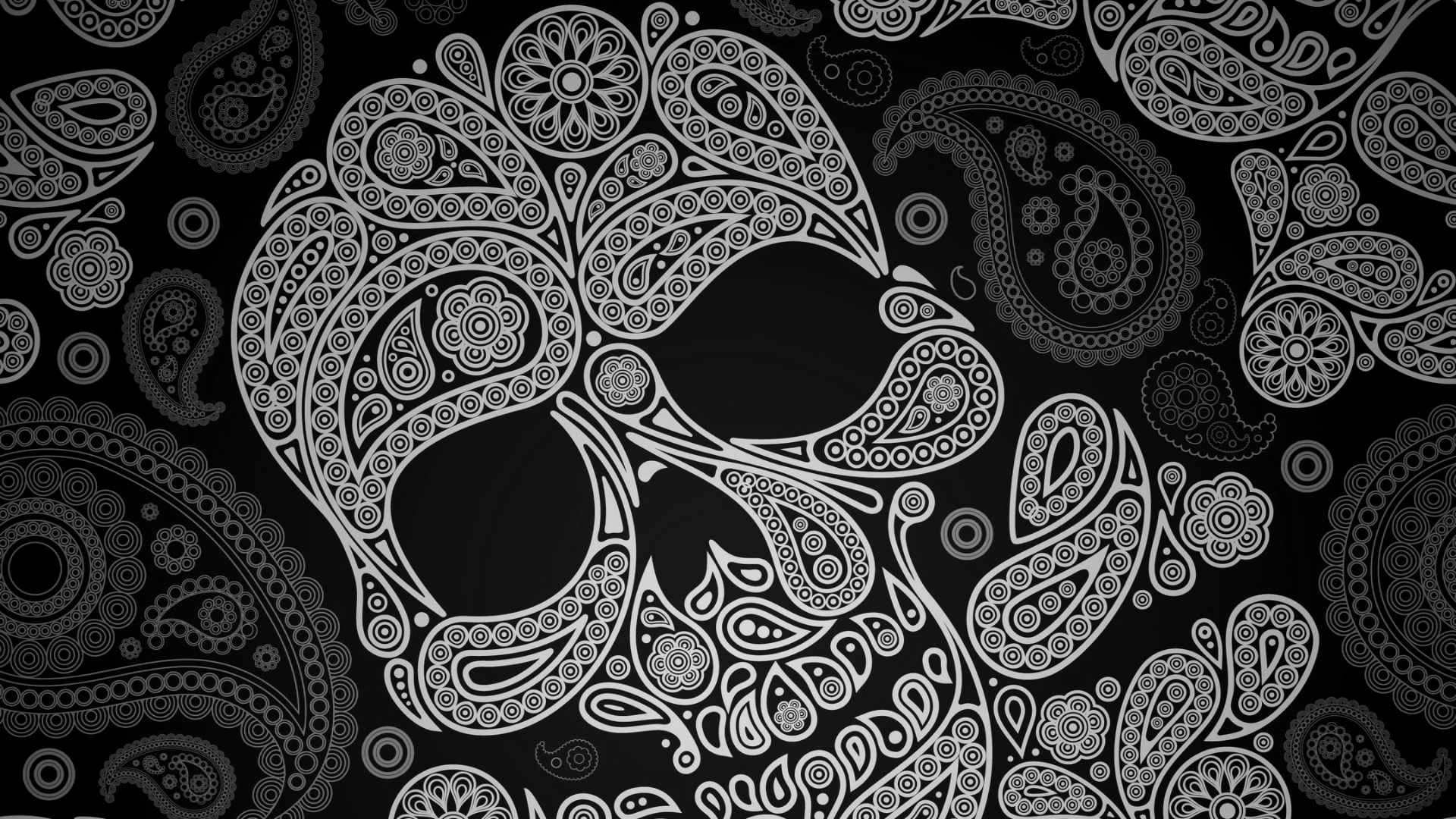 Colorful Sugar Skull Sits On A Colorful Pattern Background Calavera  Picture Background Image And Wallpaper for Free Download