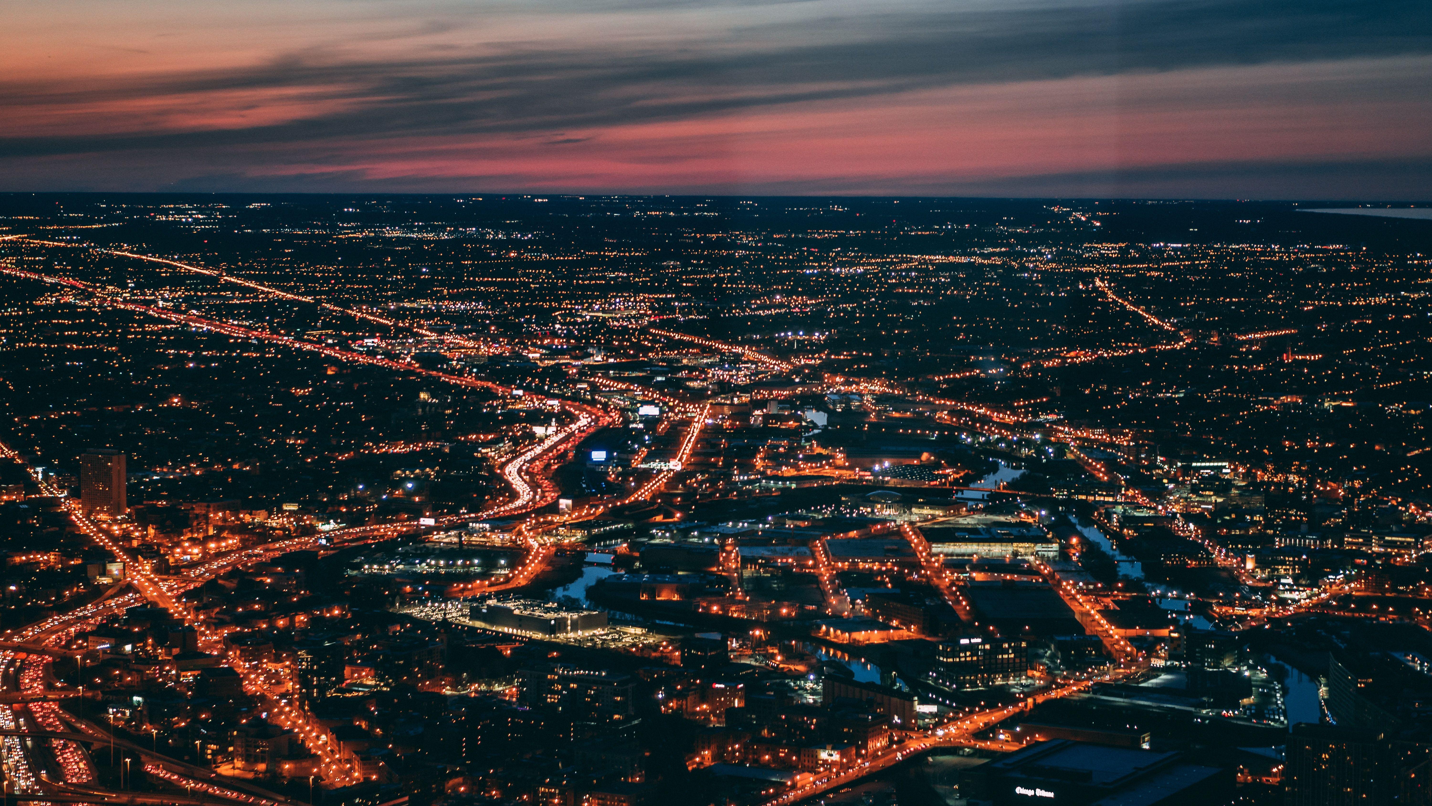 6000x3376 Bird Eye View Of City 1600x1200 Resolution HD 4k Wallpaper, Image, Background, Photo and Picture