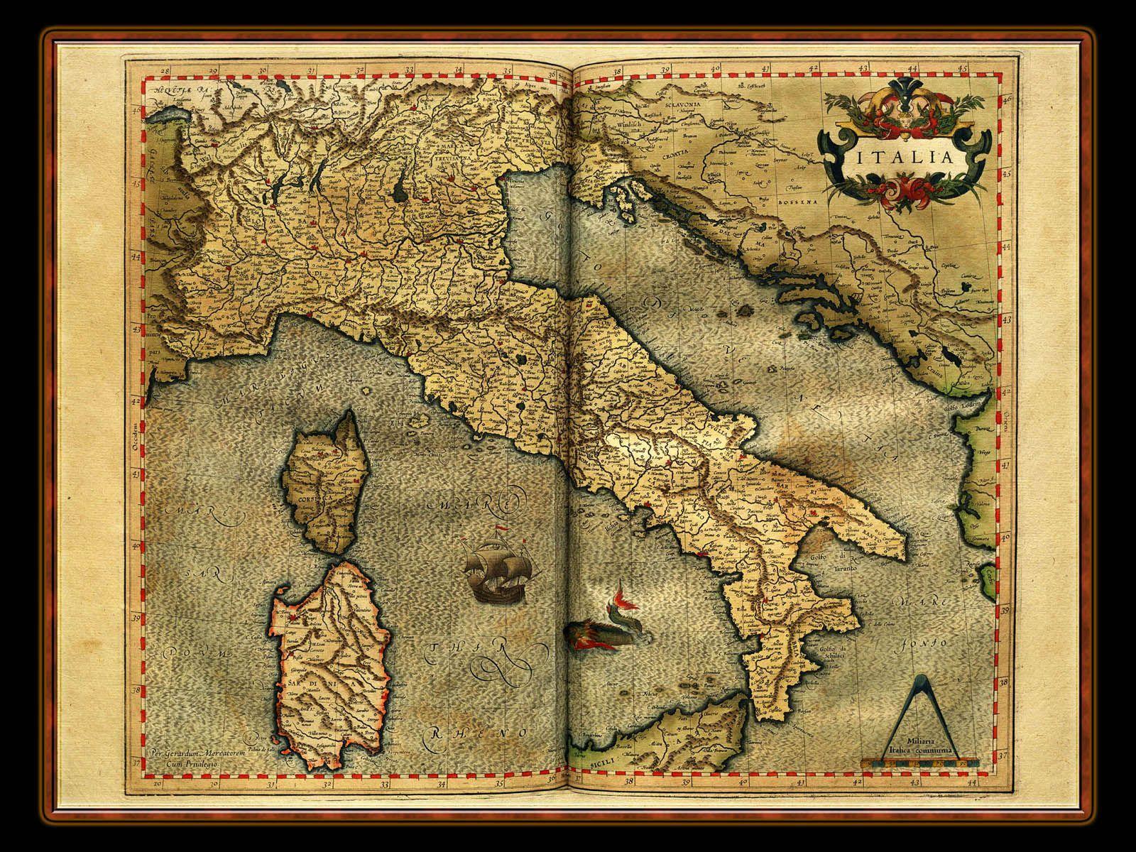 Italy Map Wallpapers - Top Free Italy Map Backgrounds - WallpaperAccess