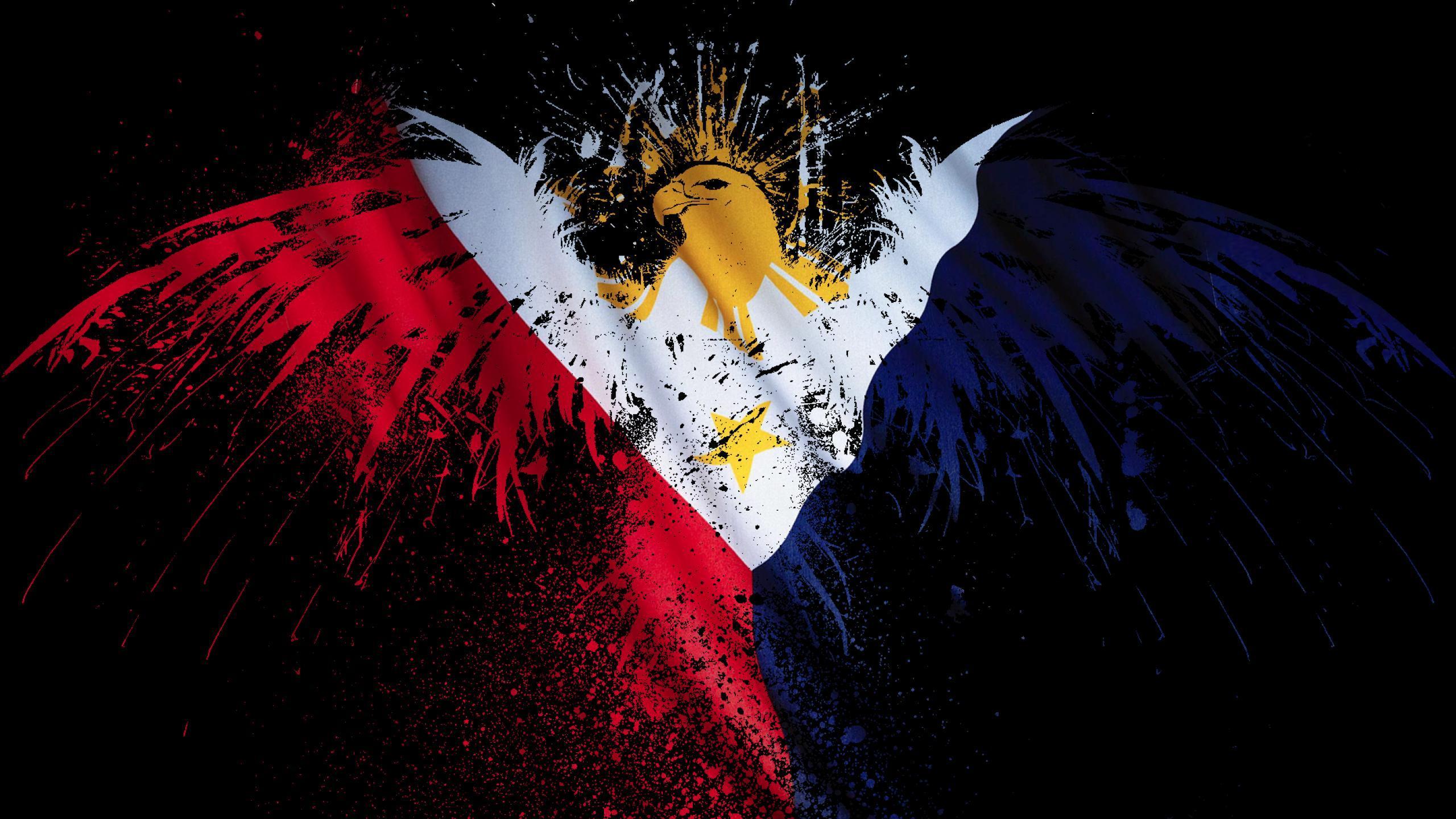 2560x1440 Philippines Flag Wallpaper