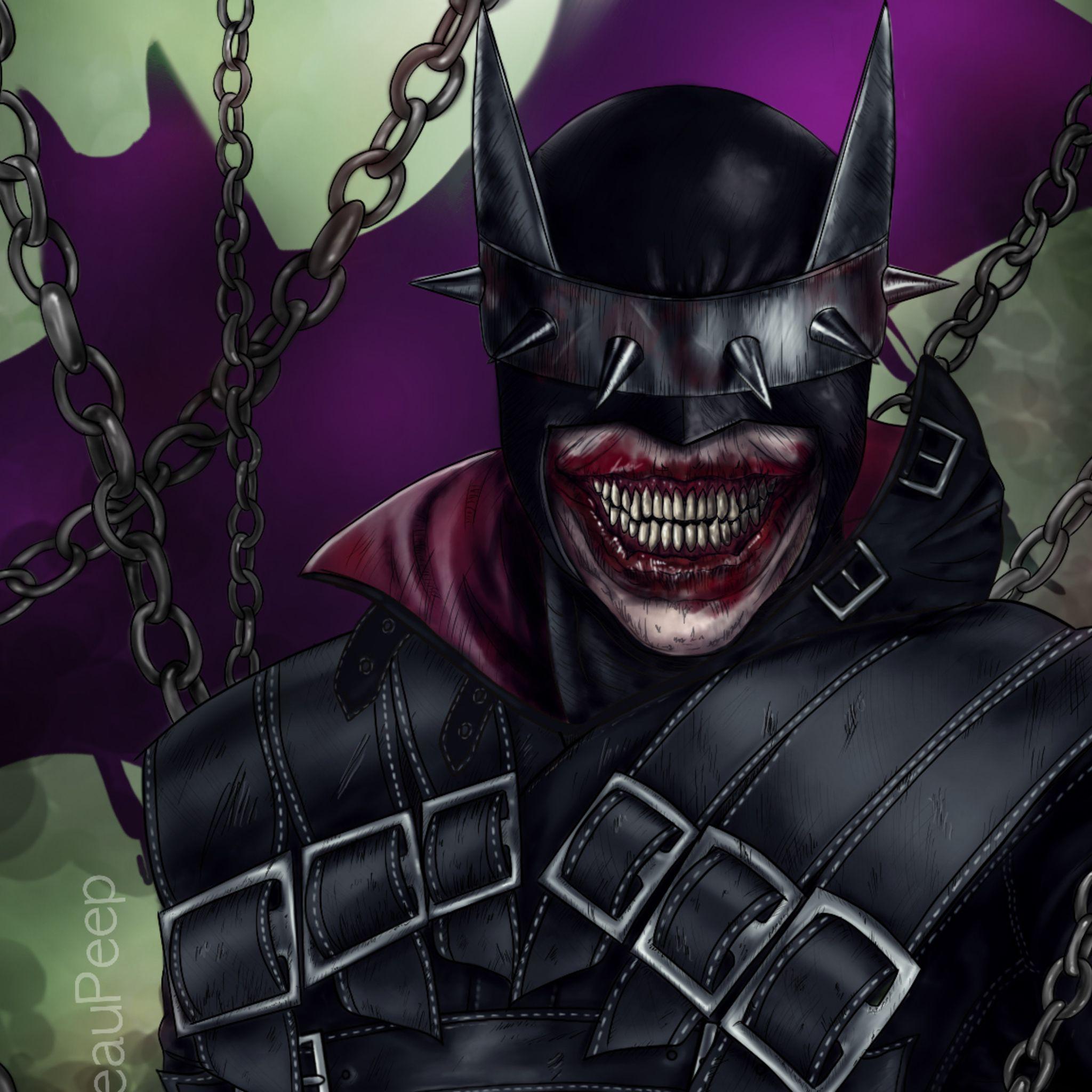 2048x2048 1080p Batman Who Laughs Wallpaper HD