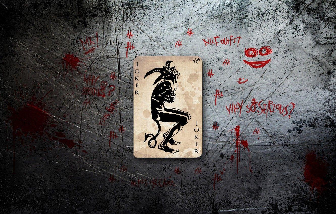 1332x850 Wallpaper metal, labels, Joker, map, scratches, The Dark Knight, Batman, Joker, DC comics, Why so serious? image for desktop, section минимализм