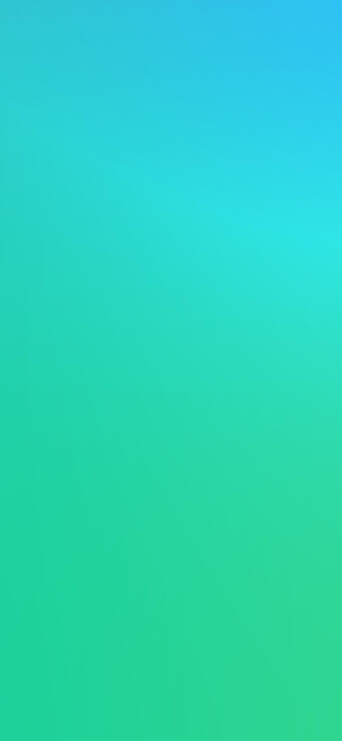 1125x2436 Green Blur Gradation Wallpaper