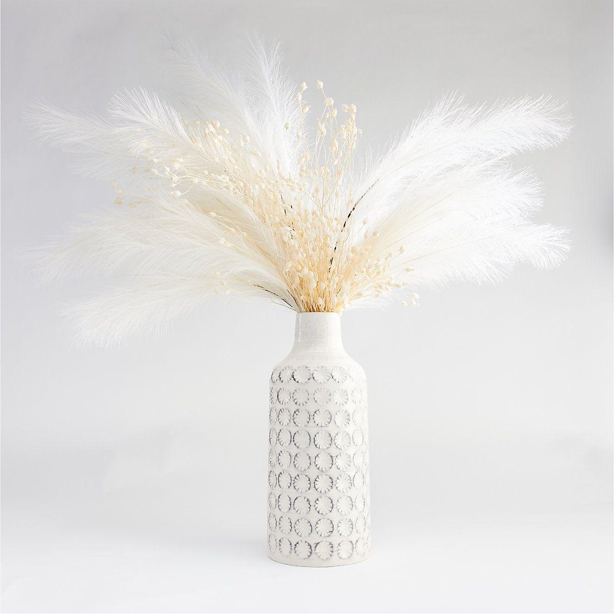 1195x1195 Artificial Pampas Grass Arrangement. Crate and Barrel Canada