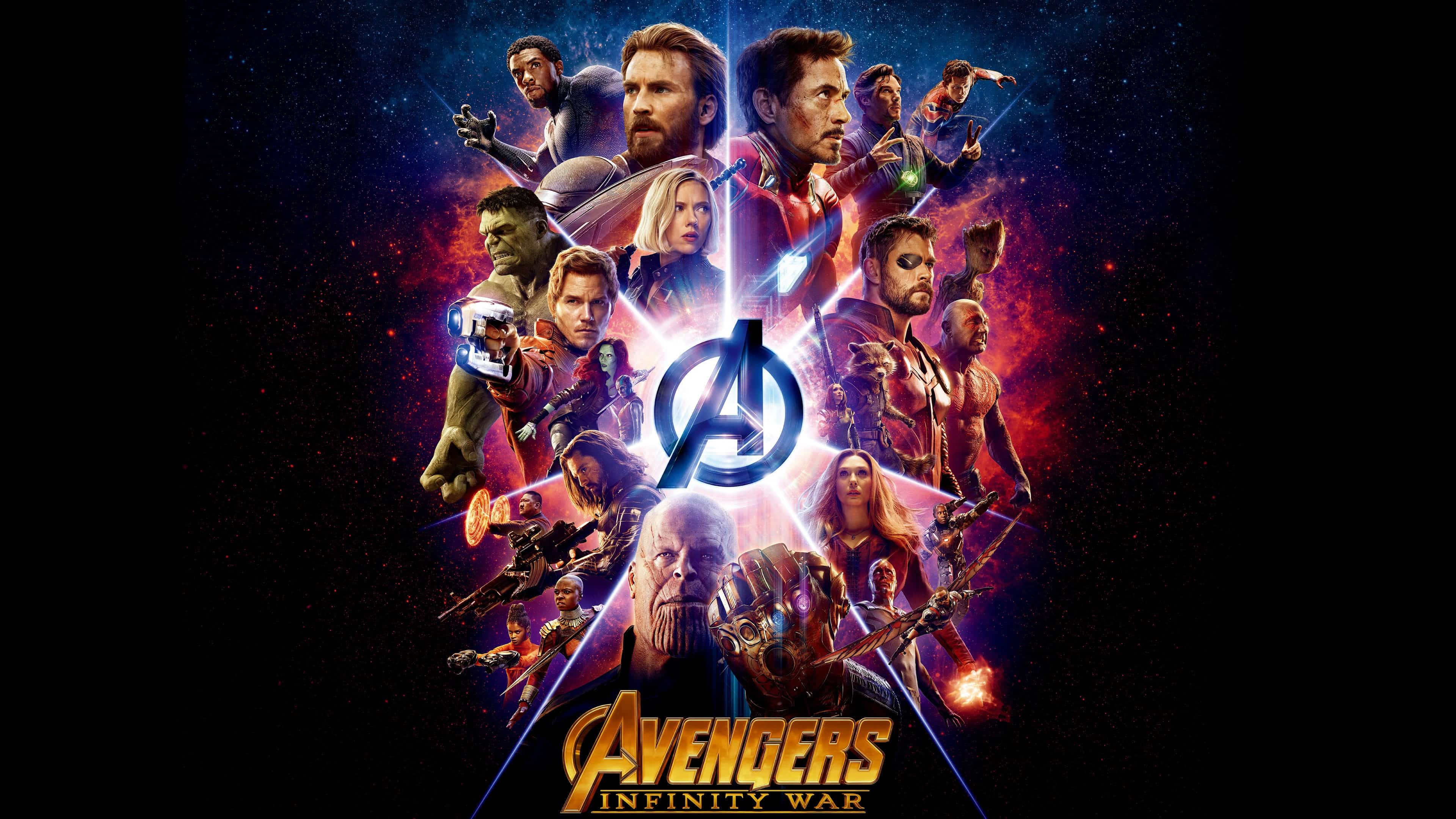 3840x2160 Infinity War Poster Wallpaper