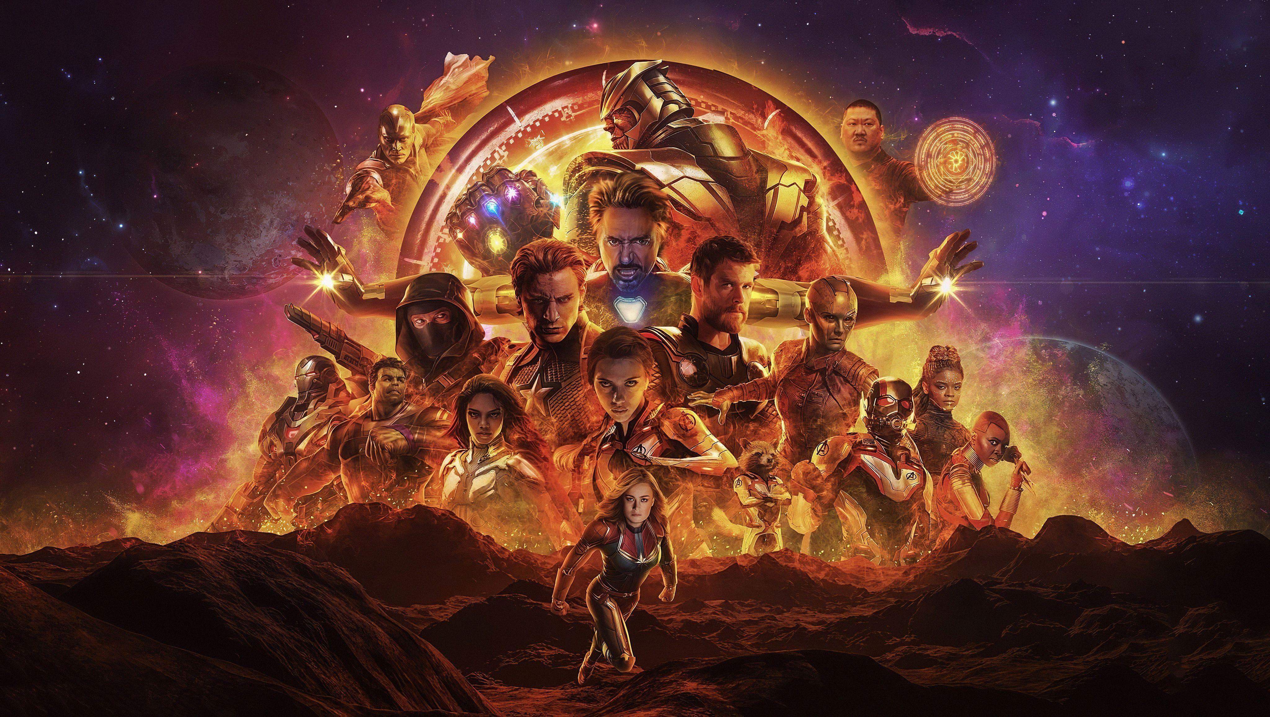 4096x2312 Avengers Endgame New Poster 4k, HD Superheroes, 4k Wallpaper, Image, Background, Photo and Picture
