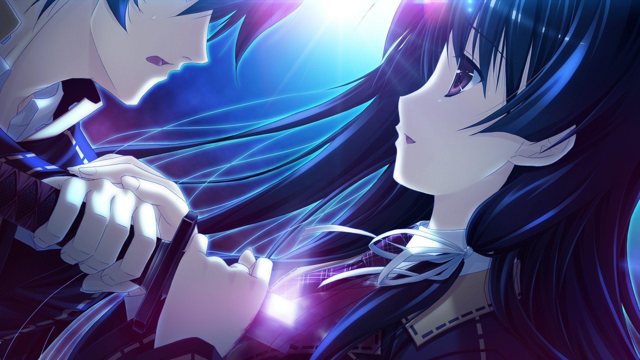 2560x1440 Anime Boy With Knife