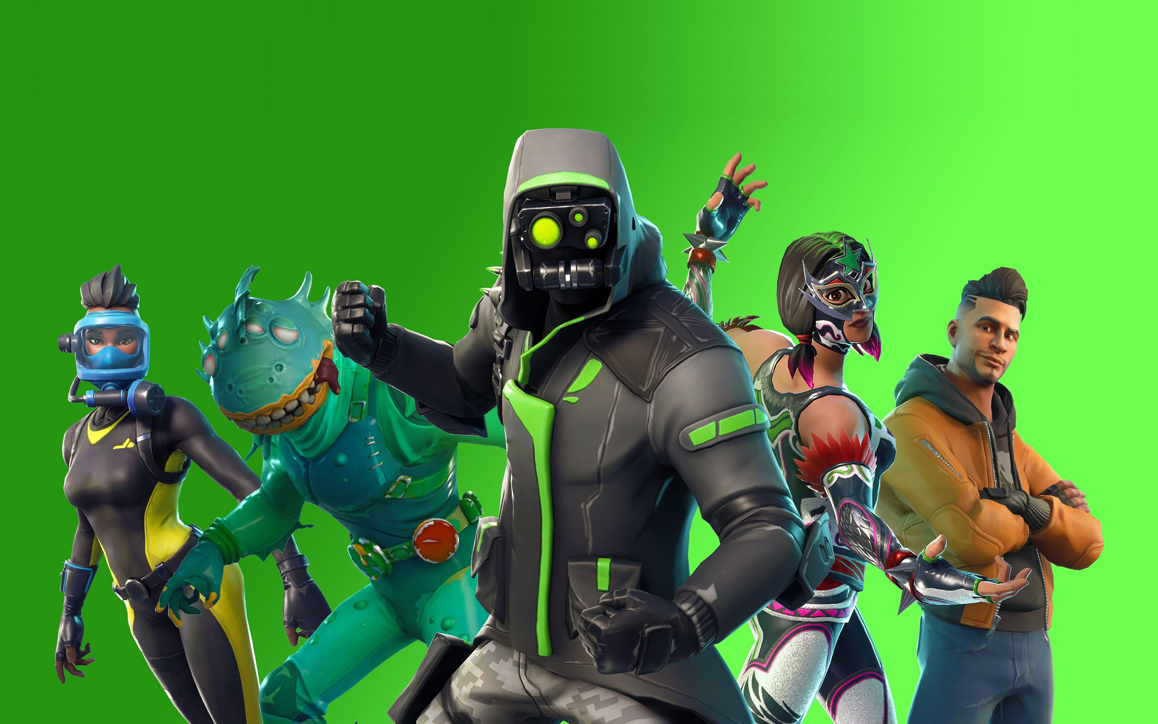 3840x2400 Download Fortnite Battle Royale, characters, season 6 wallpaper, 3840x 4K Ultra HD 16: Widescreen