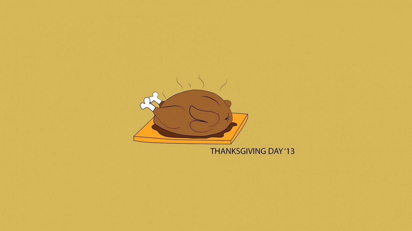1366x768 Download wallpaper 1366x768 thanksgiving day, turkey, holiday tablet