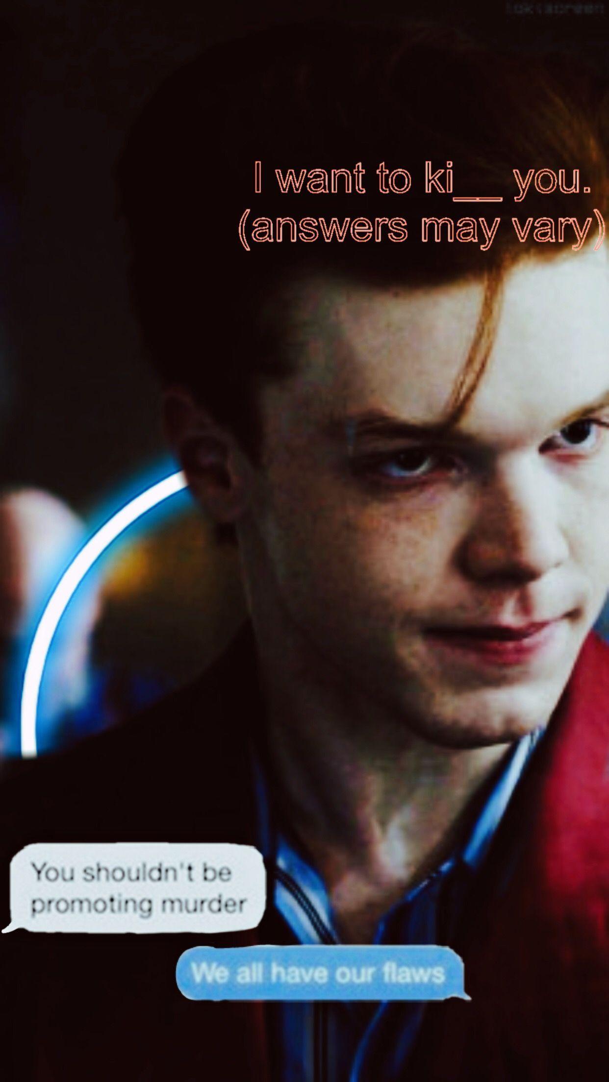 1242x2208 Jerome Valeska. Cute love memes, Jerome valeska, Love memes