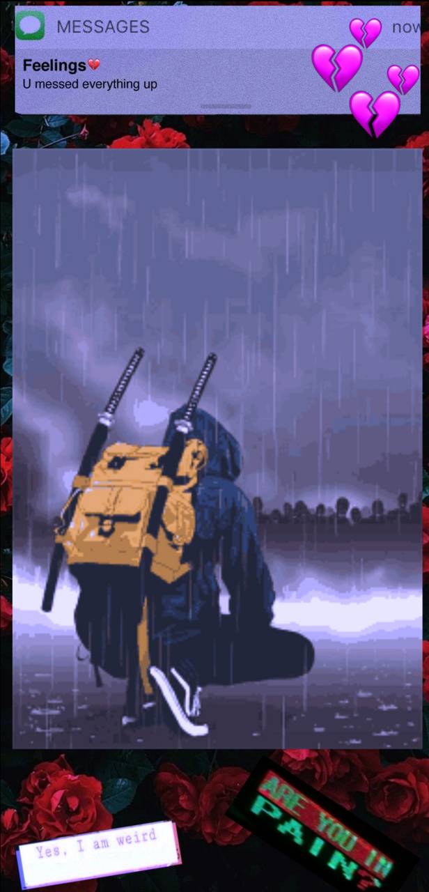 616x1280 Lofi depression wallpaper