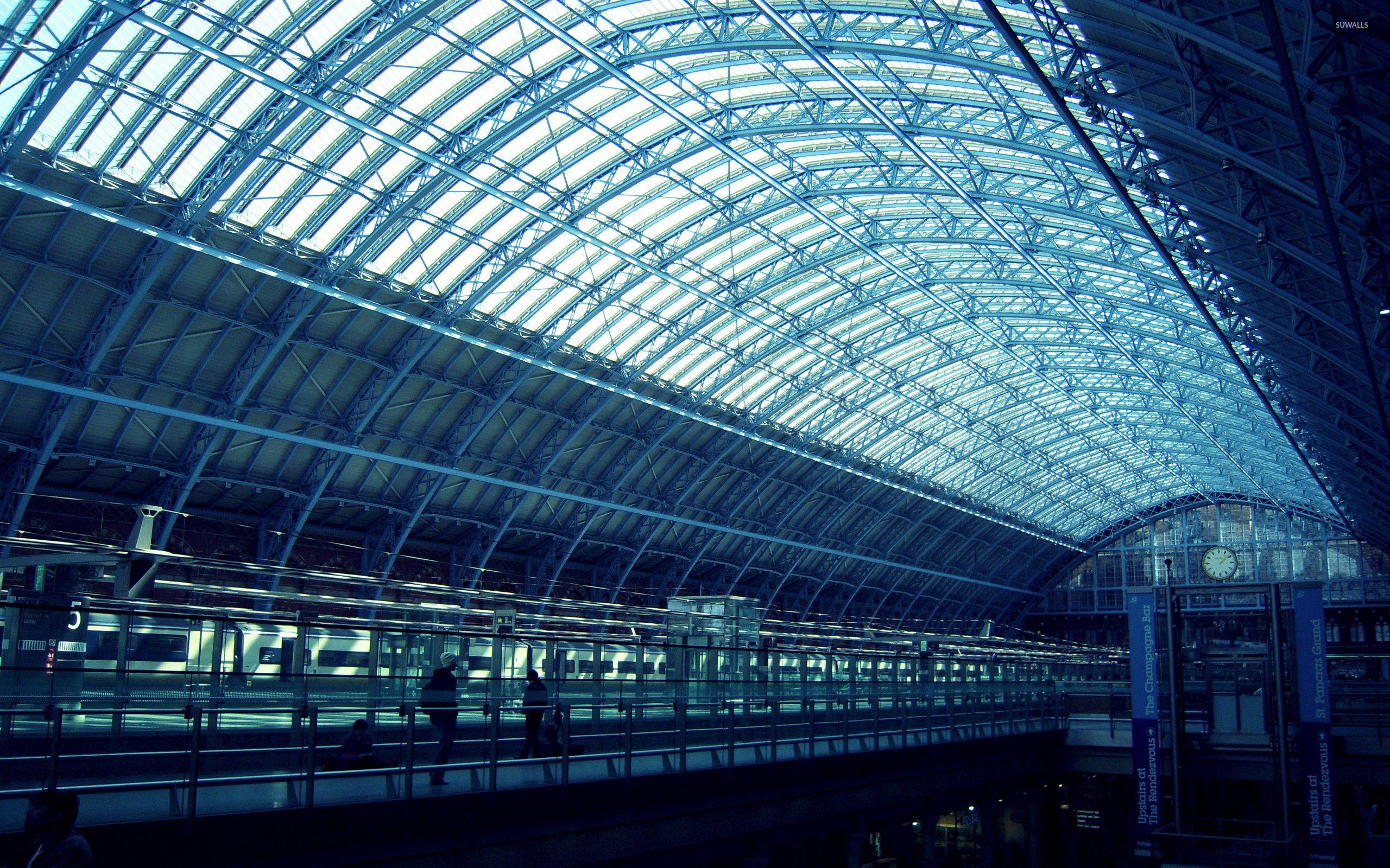2560x1600 St Pancras railway station wallpaper wallpaper