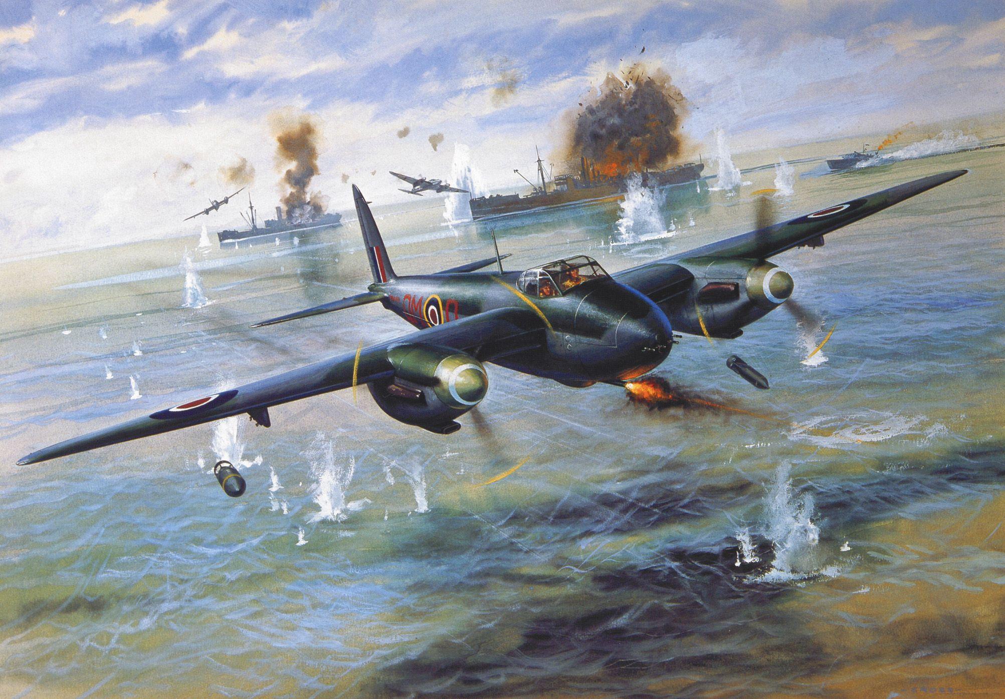 2005x1395 De Havilland Mosquito Wallpaper