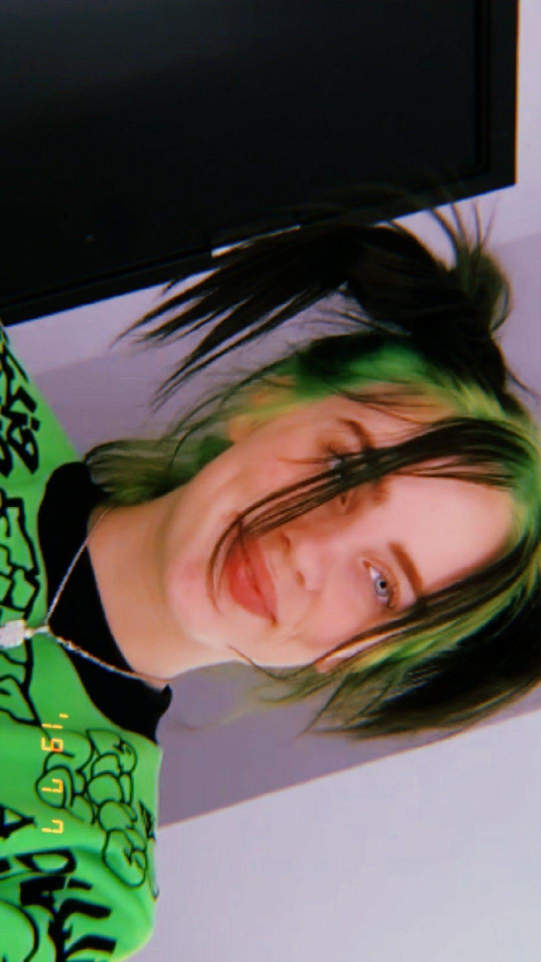 Billie Eilish Green Hair Wallpapers - Top Free Billie Eilish Green Hair  Backgrounds - WallpaperAccess