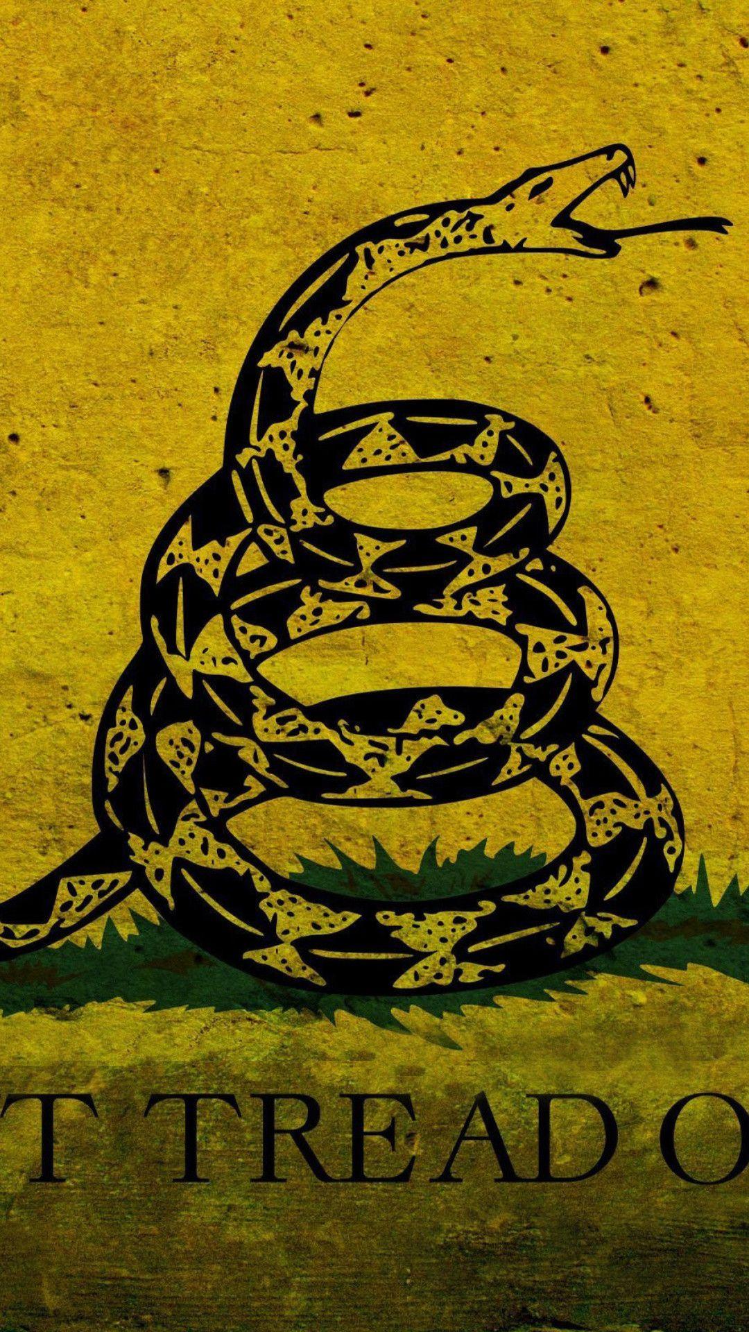 1080x1920 Gadsden Flag Dont Tread On Me IPhone Wallpaper Data Src T Tread On Me IPhone