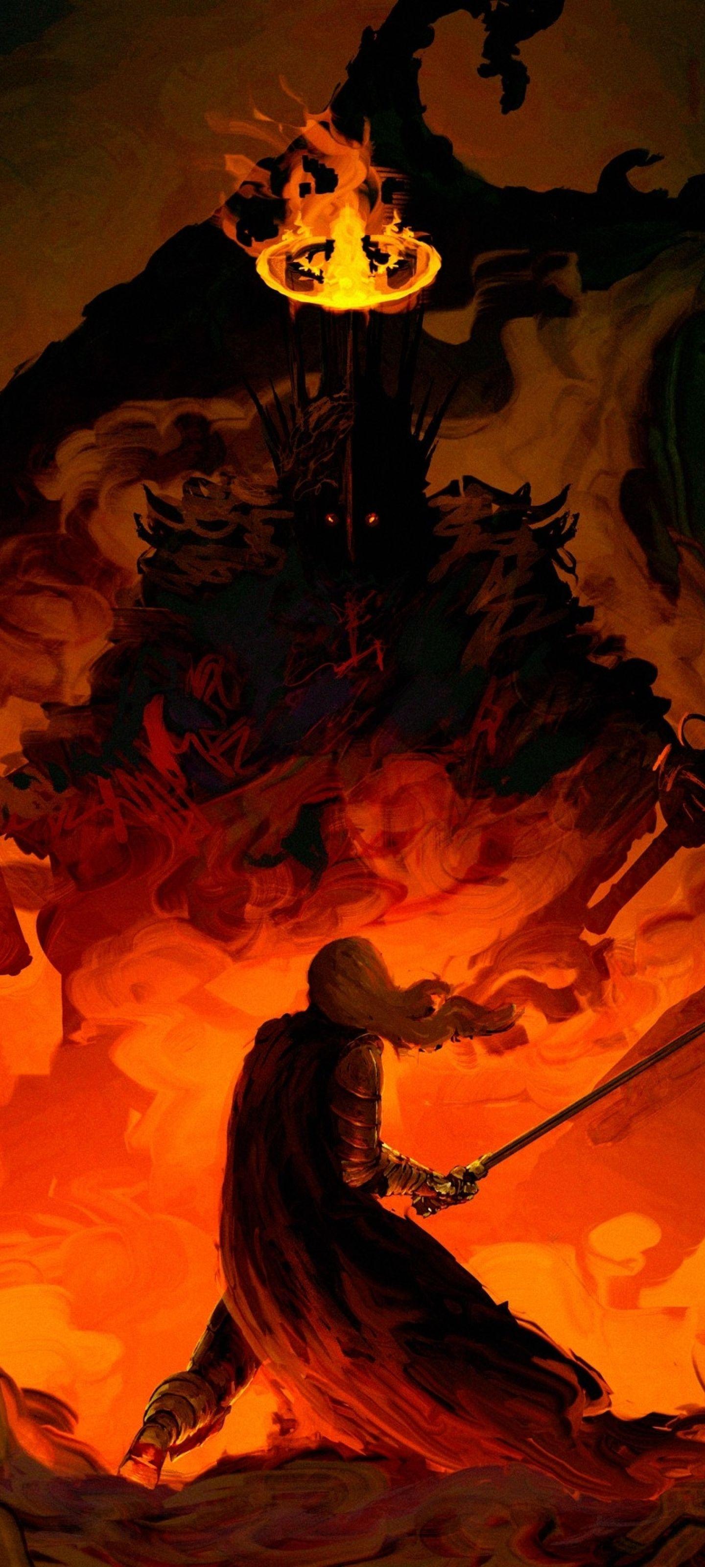 1440x3200 Angmar vs Eowyn 1440x3200 Resolution Wallpaper, HD Fantasy 4K Wallpaper, Image, Photo and Background