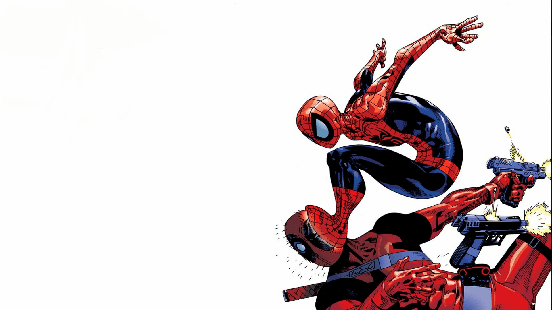 1920x1080 Deadpool Spiderman Wallpaper Background & Wallpaper