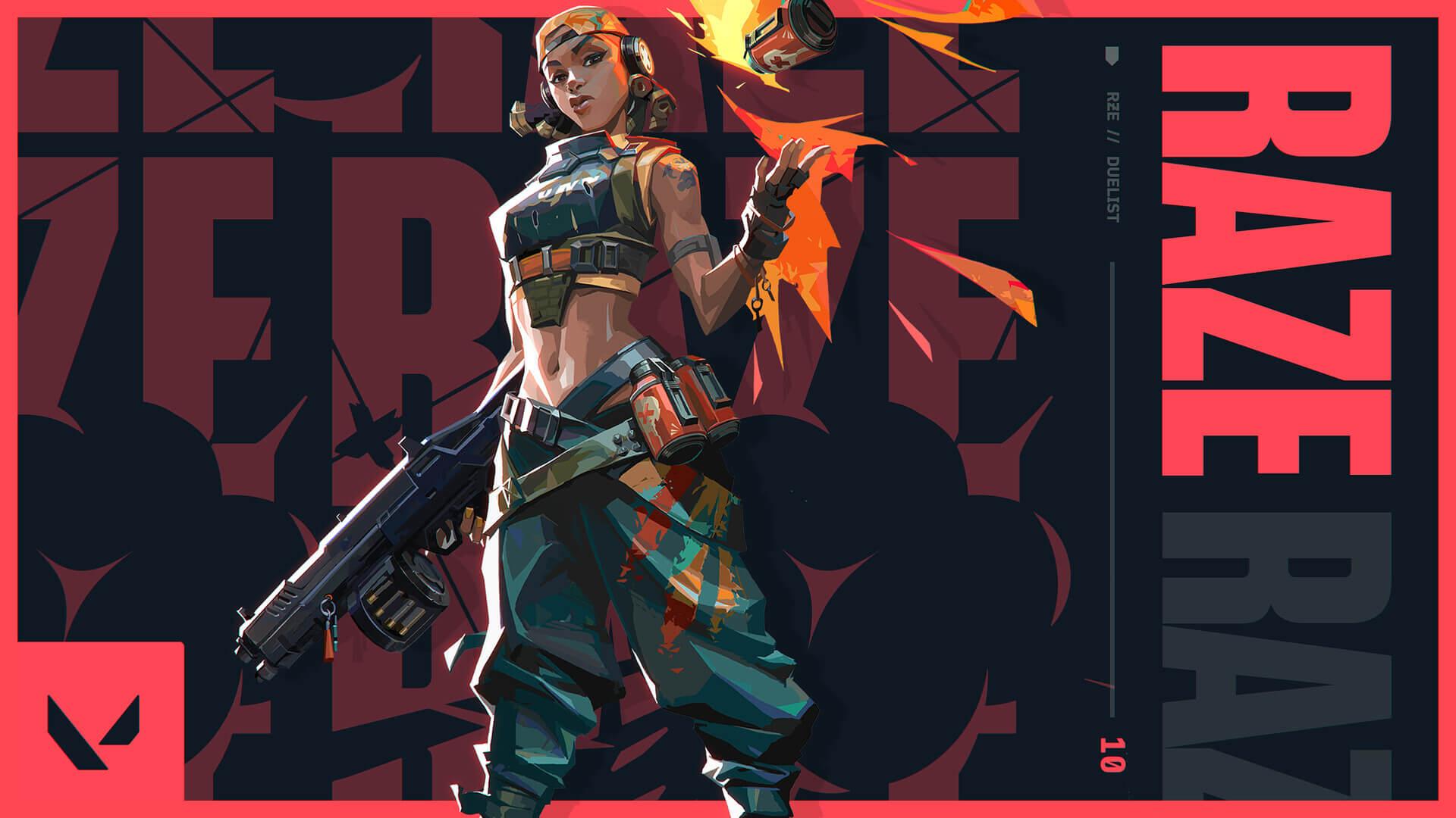 1920x1080 Raze Valorant Full HD Wallpaper [1920x1080]