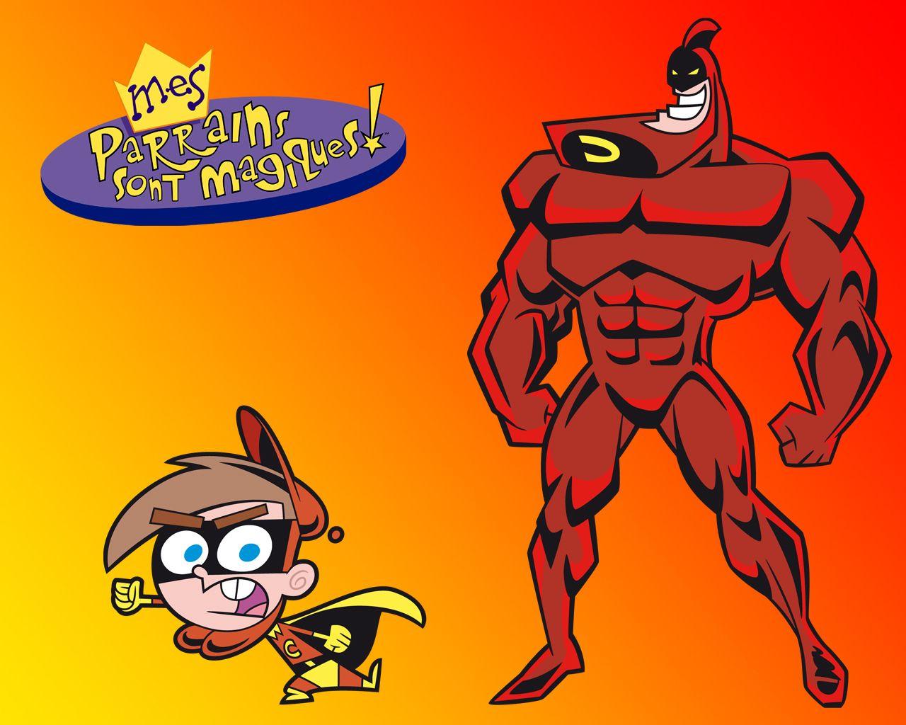 1280x1024 The Crimson Chin and Cleft Fairly OddParents Wallpaper