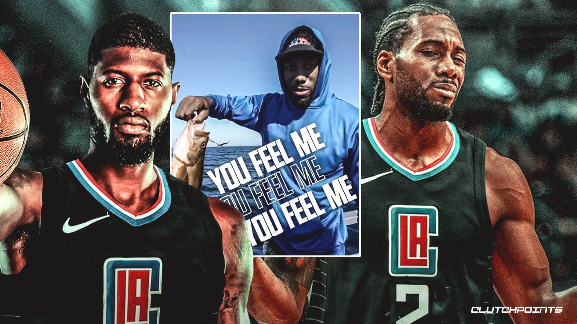 1890x1063 Clippers video: Kawhi Leonard, Paul George, team joke while going fishing