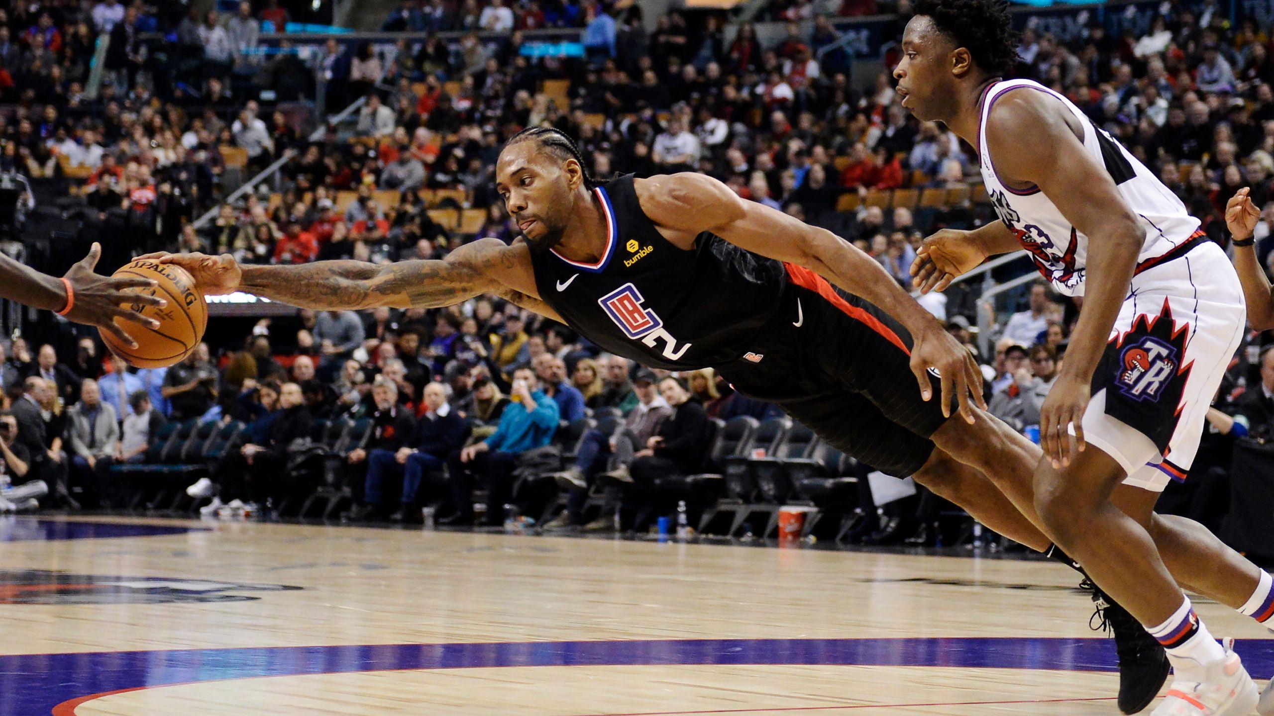 2560x1440 Leonard Scores 24 Points As Clippers Beat Raptors 112 92