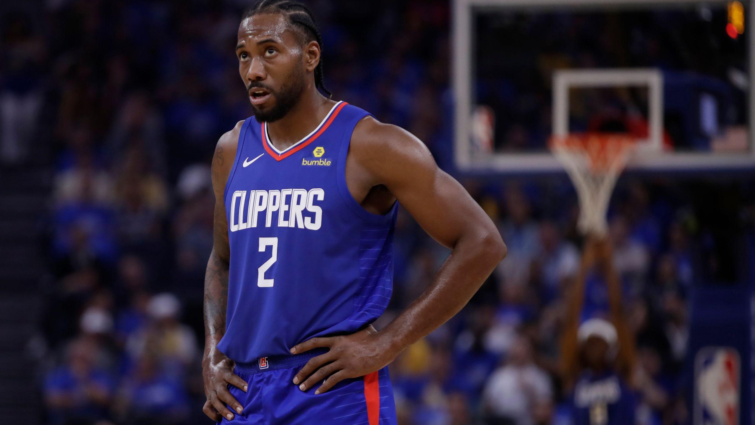 2560x1440 Now with Clippers, Kawhi Leonard spoils Warriors fun again