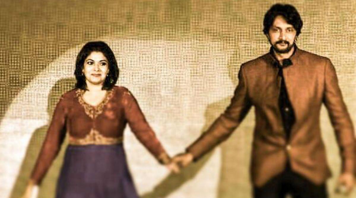 1200x668 Kannada actor Kichcha Sudeep reunites with wife Priya, withdraws divorce petition. Entertainment News, The Indian Express