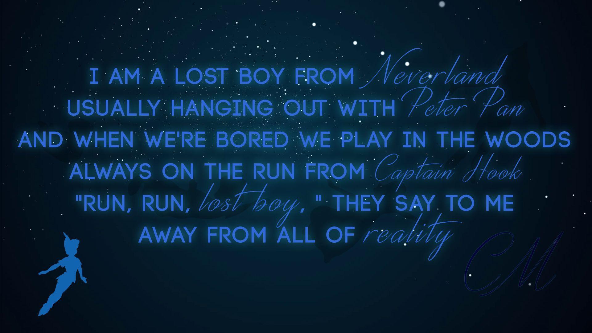 1920x1080 Lost Boy Wallpaper