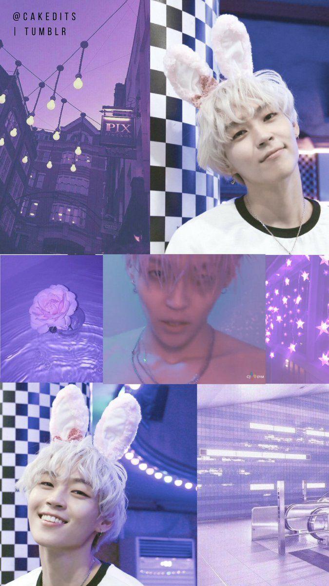 675x1200 T Rose Woosung Sammy Purple Theme Collage Wallpaper