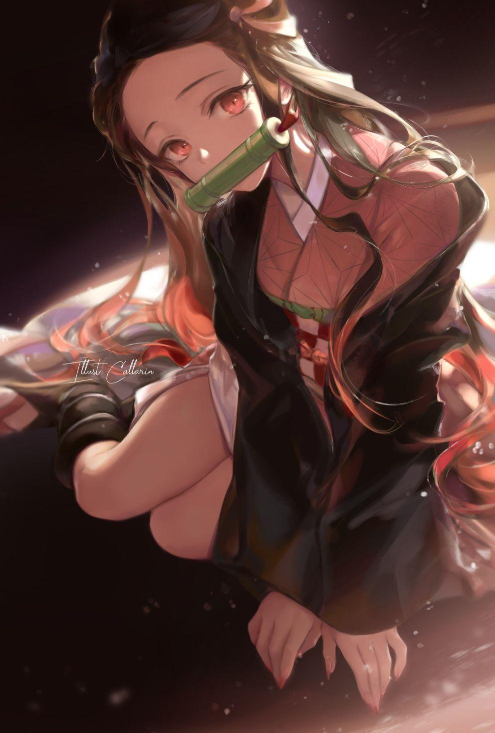 992x1468 Kamado Nezuko no Yaiba Anime Image Board