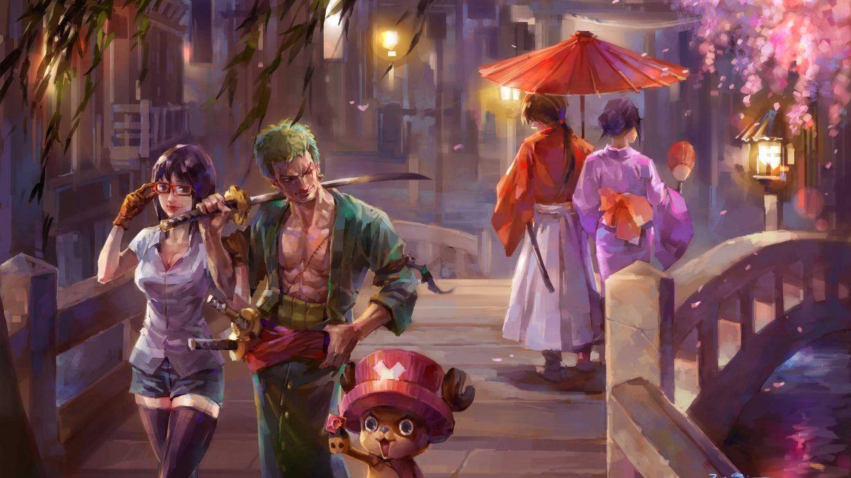 1230x692 One Piece has a minimalist wallpaper ideal for your mobile