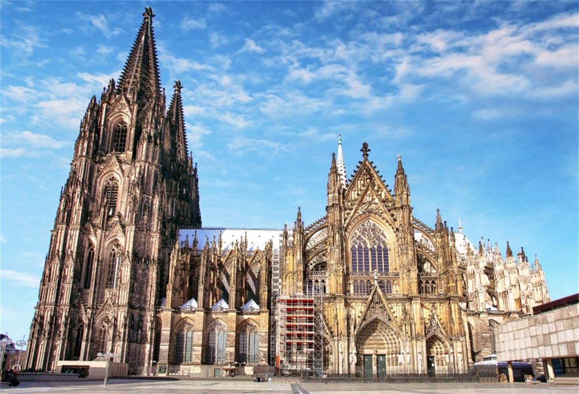 1134x772 Amazon.com : CSFOTO 7x5ft Background for Cologne Cathedral in Germany Photography Backdrop Famous Gothic Architecture Christian Dome Religion Church Tourism Sightseeing Photo Studio Props Polyester Wallpaper : Camera & Photo