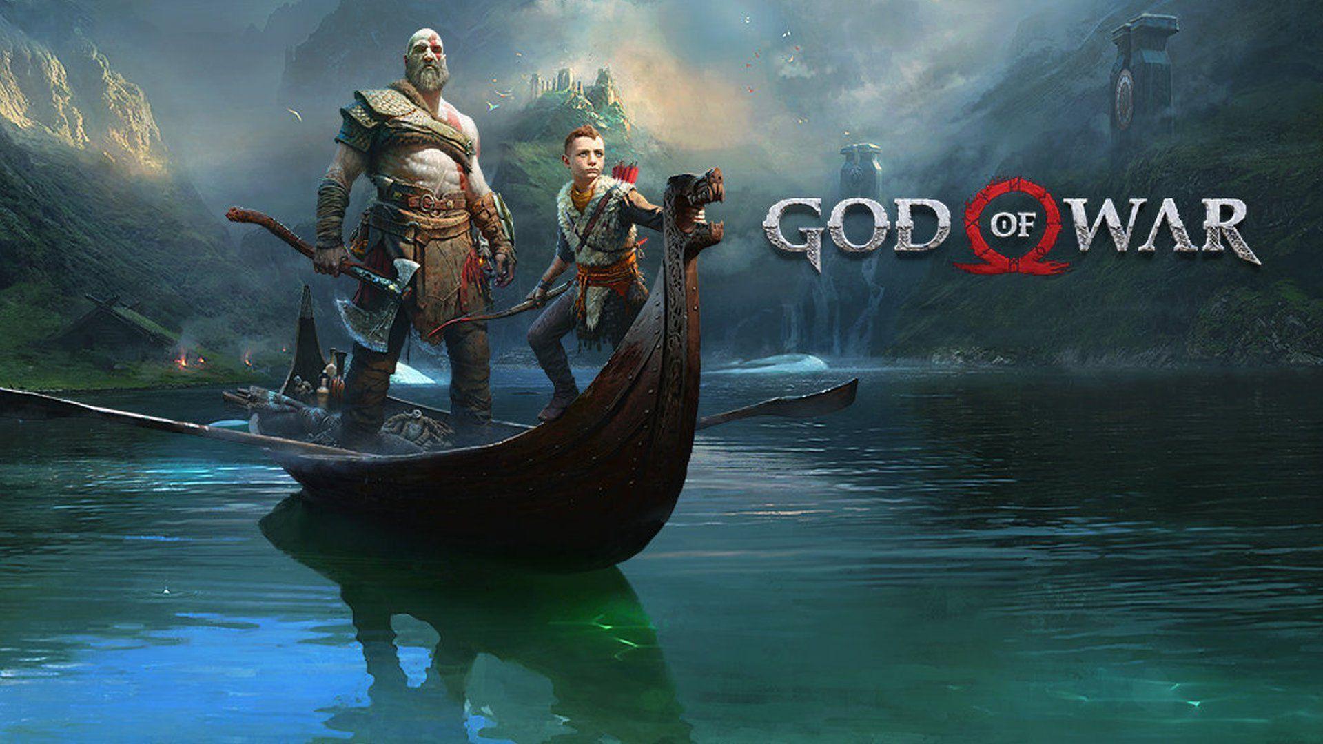 An image displaying Kratos and Atreus from God of War which is on discount during Steam Summer Sale 2023