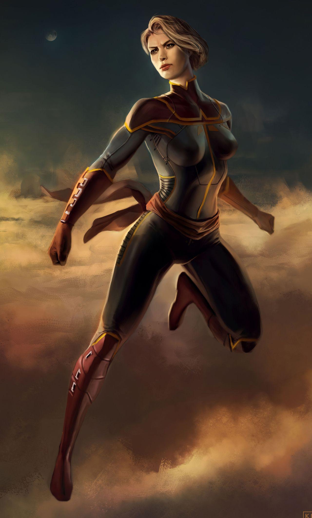 1280x2120 Captain Marvel Women 4k iPhone HD 4k Wallpaper, Image, Background, Photo and Picture