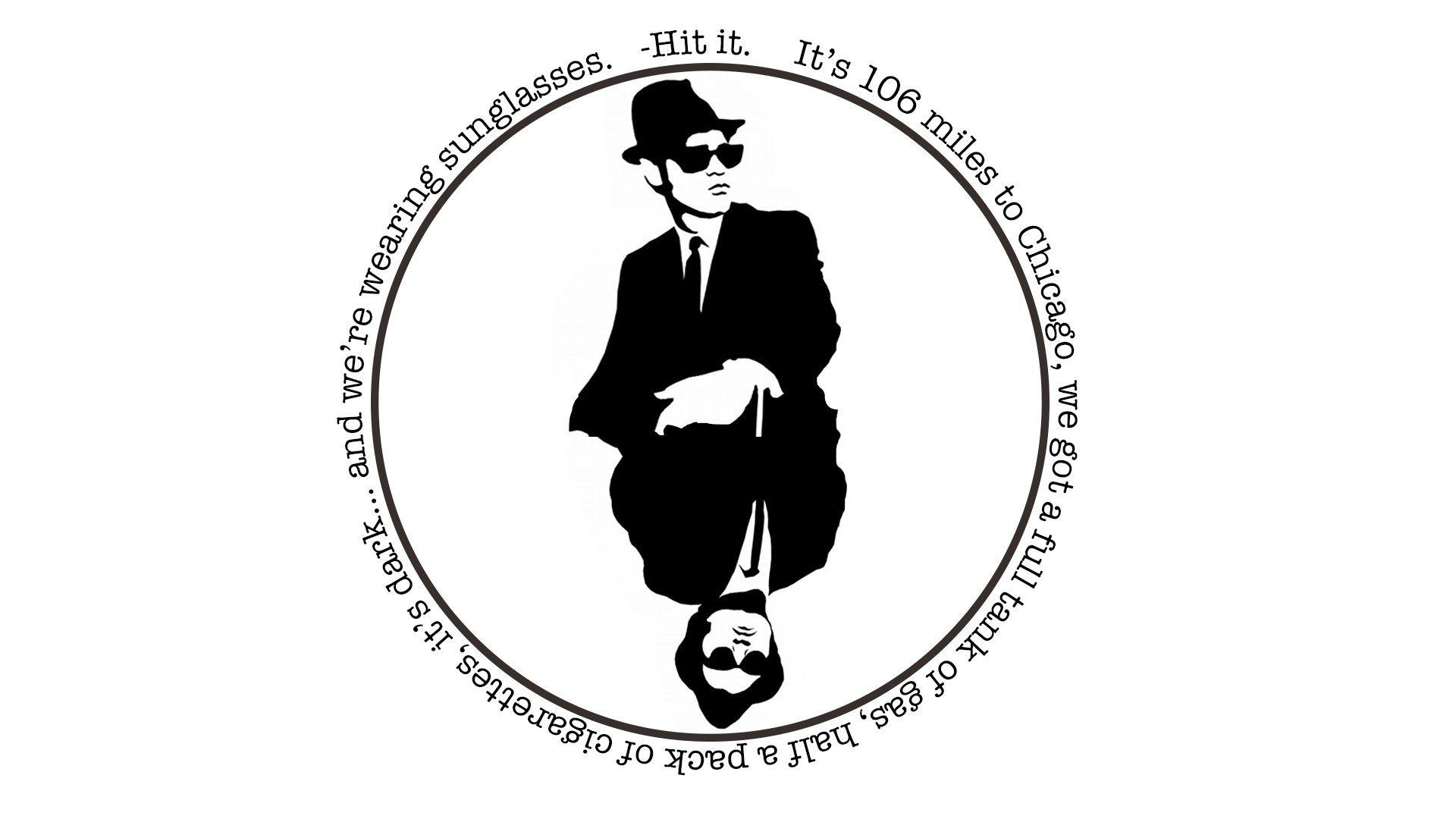 1920x1080 minimalism, Blues Brothers, Quote Wallpaper HD / Desktop and Mobile Background