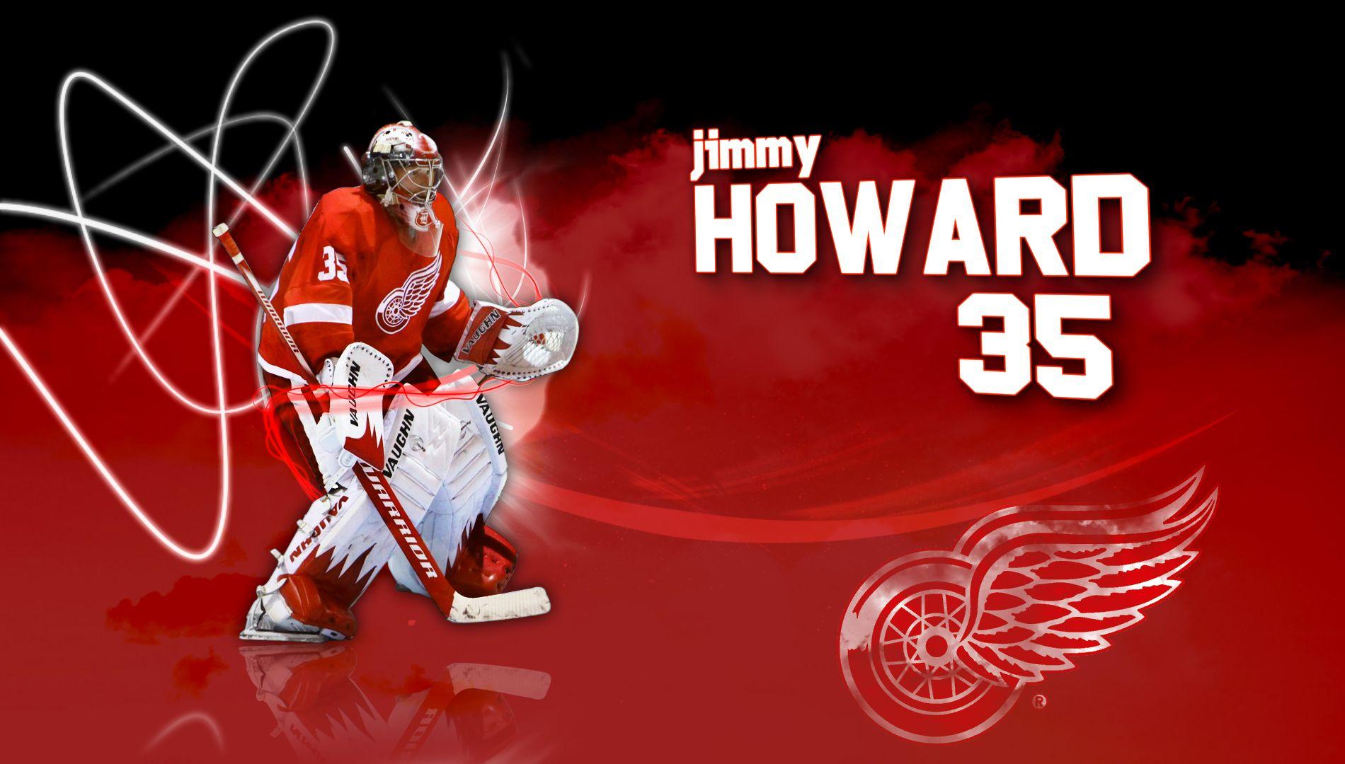1900x1080 Hockey Jimmy Howard Detroit Red Wings wallpaperx1080