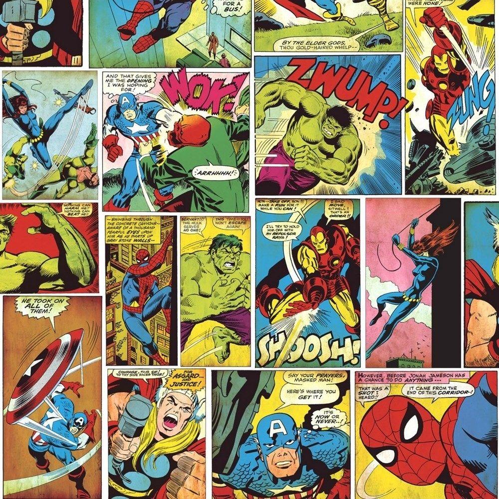 1000x1000 Muriva Marvel Wallpaper Hulk Spiderman Iron Man Thor Captain America